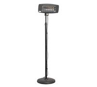 Infrared Quartz Patio Heater 2000W/230V with Telescopic Floor Stand