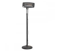 Sealey IFSH2003 Infrared Quartz Patio Heater 2000W/230V With Telescopic Floor Stand