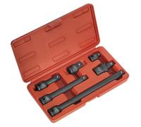 Sealey Impact Adaptor & Extension Bar Set 6Pc 1/2"sq Drive Ak5514