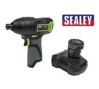 Sealey Cordless Impact Driver 1/4"Hex Drive 10.8V 2Ah Variable Speed - CP108VCID