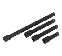 Sealey Impact Extension Bar Set AK5513 – 4 pc 1/2" sq Drive