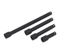 Sealey Impact Extension Bar Set AK5513 – 4 pc 1/2" sq Drive