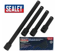 Sealey Impact Extension Bar Set AK5513 – 4 pc 1/2" sq Drive