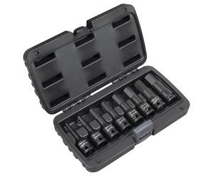 Sealey Impact Hex Socket Bit Set 8pc 1/2"Sq Drive Imperial 1/4" to 3/4" AK5600