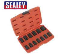Sealey Impact Socket Set AK5613M 13pc 1/2" Drive Metric Hexagon WallDrive