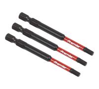 Sealey Premier Hex 4mm Impact Power Tool Bits 75mm - 3pc