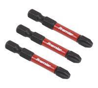 Sealey Impact Power Tool Phillips Screwdriver Bits PH3 50mm Pack of 3