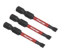 Sealey Impact Power Tool Slotted Screwdriver Bits
