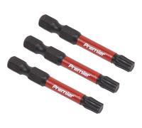 Sealey Impact Power Tool Torx Screwdriver Bits T30 50mm Pack of 3