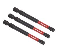 Sealey AK8270 Trx Star* T30 Impact Power Tool Bits 75Mm - 3Pc