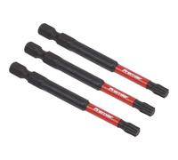 Sealey Impact Power Tool Torx Screwdriver Bits T27 75mm Pack of 3