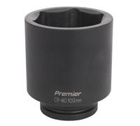 Sealey 1" Drive Deep Hexagon Impact Socket Metric 1" 100mm