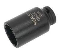 Sealey SX0041 Impact Socket 33Mm Bi-Hex Deep 1/2inSq Drive