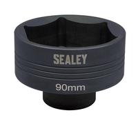 Sealey Impact Socket 90mm 1"Sq Drive Commercial Sockets Specialised DIY Tools