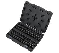 Sealey Impact Socket Bit Set 1/2''Sq Drive 24 Piece Hex TRX-Star Spline