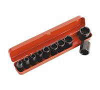 Sealey Ak56/11M Impact Socket Set 10Pc 1/2Sq Drive Metric