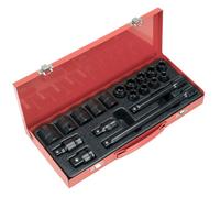 Sealey Impact Socket Set 19Pc 1/2"sq Drive Metric Ak5619M