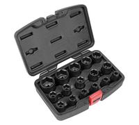 Sealey Impact Socket Set AK5624M, Metric 1/2in Square Drive, 16-Piece