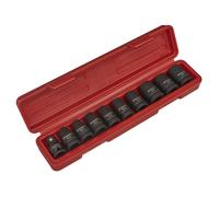Sealey Impact Torx Star Female Socket Set 10pc 1/2"Sq Drive AK2301