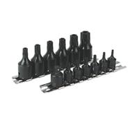 Sealey AK5585 Trx-Star* Security Socket Bit Set 13Pc 1/4in & 3/8inSq Drive