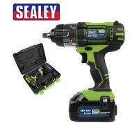 Sealey Cordless 1/2"Sq Impact Wrench 18V 3Ah Kit - Hi-Vis - CP400LIHV