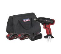 Sealey Cordless Brushless Impact Wrench CP20VIWKIT 20V 1/2in 230Nm Kit 2 Batteries, Charger & Bag