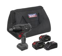 Sealey CP20VPIWKIT Brushless Impact Wrench Kit 1/2inSq Drive 20V 4Ah Sv20 Series - 2 Batteries