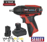 Sealey Impact Wrench Kit 12V Cordless 3/8" Drive 1.5Ah Battteries Charger Bag