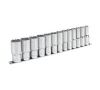 Sealey Imperial Socket Set 13pc 1/2"Sq Drive 12pt Deep WallDrive AK2675