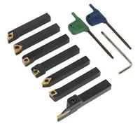 Sealey SM3025CS6 Indexable 10Mm Lathe Turning Tool Set 7Pc