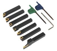 Sealey Indexable 8mm Lathe Turning Tool Set 7Pc Sm3025Cs5