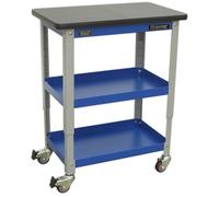 Sealey Industrial 3-Level Workshop Trolley With Two Deep-Walled Shelves API2103