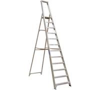 Aluminium Step Ladder 12-Tread Industrial BS 2037/1