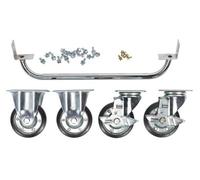 Sealey 5 Piece Industrial Handle and Wheel Kit for 565mm Cabinets
