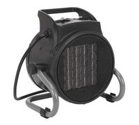 Sealey Industrial PTC Fan Heater With Power Cable 3-Pin Plug 2000W/230V PEH2001