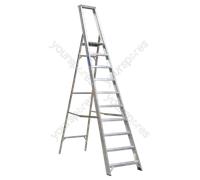 Sealey Industrial Step Ladder 10-Tread Aluminium - EN 131