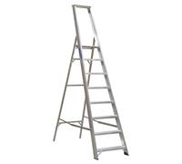 Sealey AXL8 Aluminium Step Ladder 8-tread Industrial Bs 2037/1