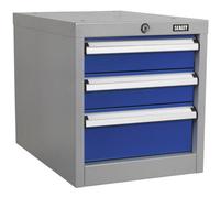 Sealey Industrial Triple Drawer Unit For Api Series Workbenches Api16