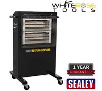 Sealey Infrared Cabinet Heater 1.2/2.4kW 110V Space Heater LED Display Garage [EEK: Not Supplied]