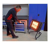 Sealey Infrared Halogen Heater 1.4/2.8kW 230V IR15