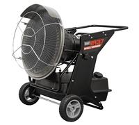 Sealey Infrared Space Heater Kerosene/Diesel 136,000Btu/hr Space Warmer with Wheels® - IR37