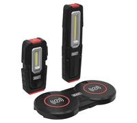 Sealey LEDWCBCOMBO4 Inspection Light 3W & 5W Cob Led & Double Wireless Charge Base