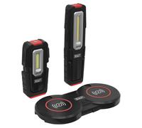 Sealey Inspection Light with Double Wireless Charging Base - 3W/5W COB LEDs, Magnetic & Dimmable (LEDWCBCOMBO4)