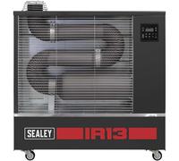 Sealey IR13 Industrial Infrared Diesel Heater 13kW Wheels Warehouse Garage