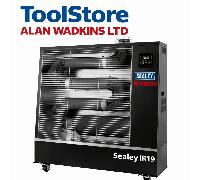 Sealey IR19 Infrared Diesel Heater 19KW Industrial Wheeled Space Warme