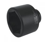 Sealey Impact Socket IS170 70 mm Hexagon 1" Square Drive