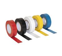 Sealey Itmix10 Pvc Insulating Tape 19Mm X 20Mtr Mixed Colours Pack Of 10
