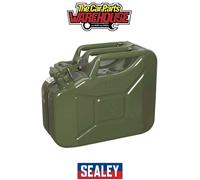 Sealey JC10G Jerry Can 10ltr - Green