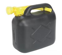 Sealey JC5B Fuel Can 5ltr - Black