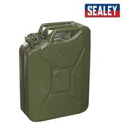 Sealey Jerry Can Fuel 20 Litre 20L Metal Petrol Diesel 20L Army Container Jc20G